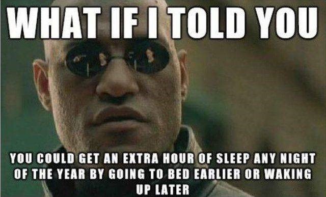 Get More Sleep With These Daylight Saving Memes (22 pics + 2 gifs ...